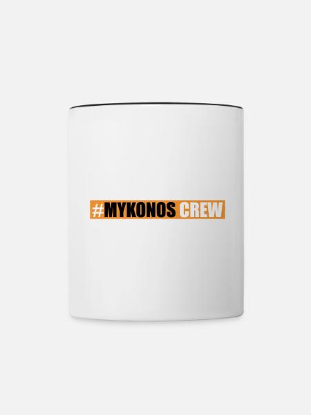 Mykonos Crew - Tasse zweifarbig - Weiß/Schwarz