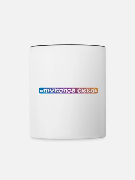 Mykonos Crew - Tasse zweifarbig - Weiß/Schwarz