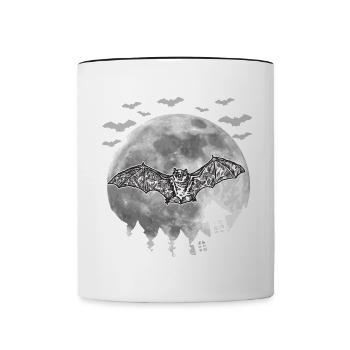 bat - Contrasting Mug - white/black - Front