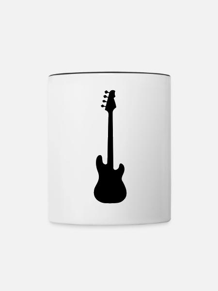 Bass - Tasse zweifarbig - Weiß/Schwarz