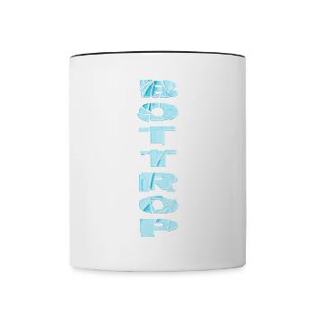 Bottrop Deutschland Stadt Schrift Skyline Heimat - Tasse zweifarbig - Weiß/Schwarz - Vorne