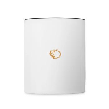 Angler Angelhaken Angelrute Sportfischer - Tasse zweifarbig - Weiß/Schwarz - Vorne