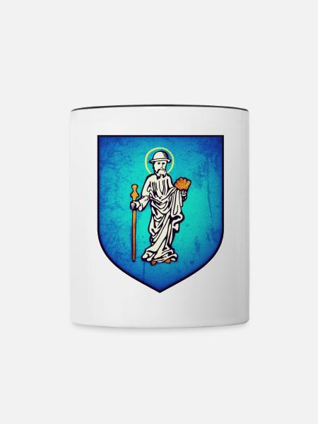 Olsztyn - Polen - Tasse zweifarbig - Weiß/Schwarz