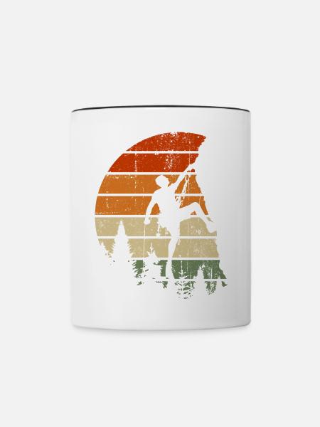 Sunset Summit Climber - Tasse zweifarbig - Weiß/Schwarz