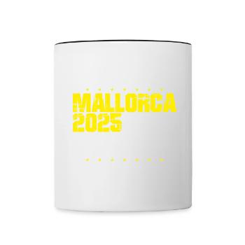 Mallorca 2025 Team - Contrasting Mug - white/black - Front