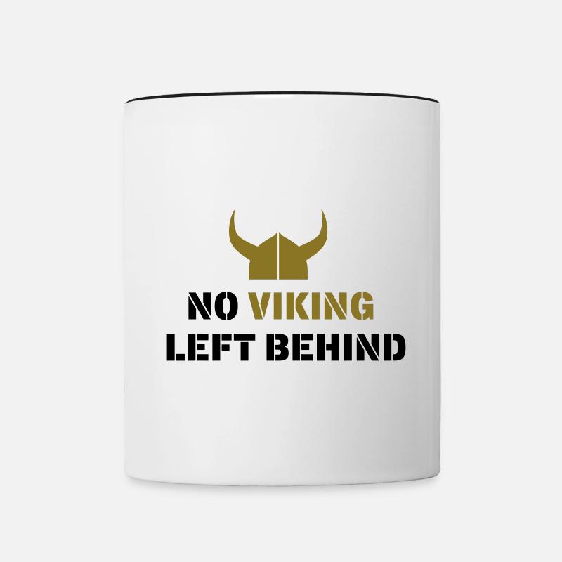 No Viking left behind! - Contrasting Mug - white/black