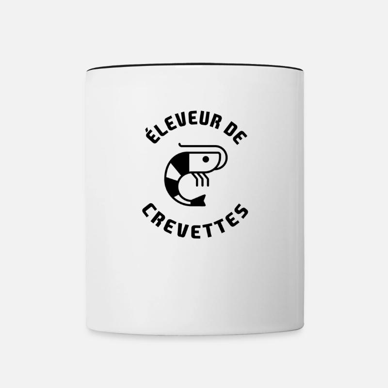 CBS SHRIMP BREADER - New version - Contrasting Mug - white/black