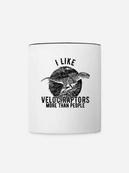 Raptor - Tasse zweifarbig - Weiß/Schwarz