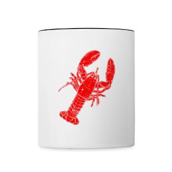 Bronntanas Ainmhithe Gliomach - Tasse zweifarbig - Weiß/Schwarz - Vorne
