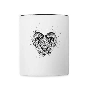 Ram - Contrasting Mug - white/black - Front