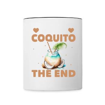 I Love Coquito, The End - Contrasting Mug - white/black - Front