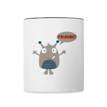 Friends - Contrasting Mug - white/black - Front
