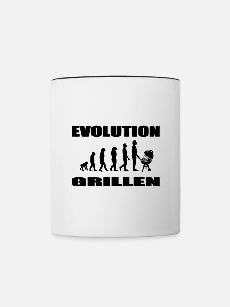 BBQ - Tasse zweifarbig - Weiß/Schwarz