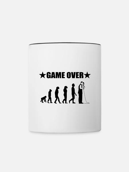 Junggesellenabschied - Tasse zweifarbig - Weiß/Schwarz