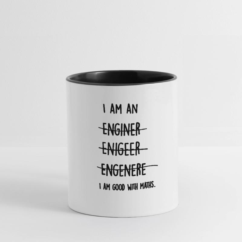 Funny engineer student math physics gift Contrasting Mug