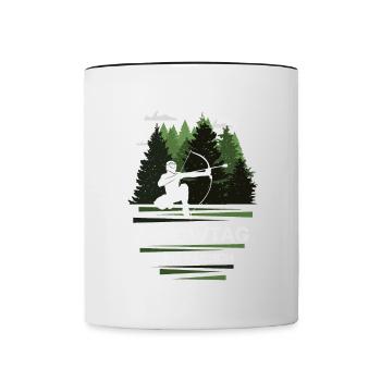 Arrowtag Passion - Contrasting Mug - white/black - Front