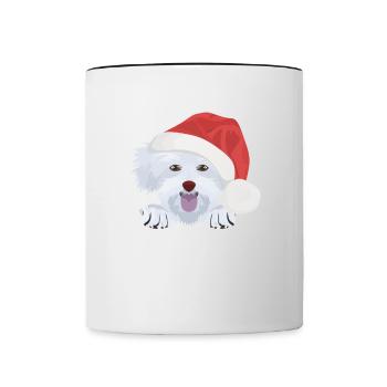 Malteser Merry Christmas - Contrasting Mug - white/black - Front