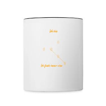 Watt, intelligente Elektroniker - Tasse zweifarbig - Weiß/Schwarz - Vorne