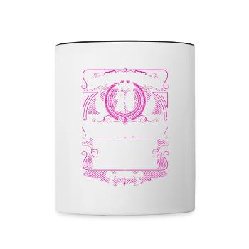 Als Gott mich vor 20 Jahren schuf 20. Geburtstag - Tasse zweifarbig - Weiß/Schwarz - Vorne