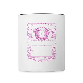 Als Gott mich vor 12 Jahren schuf 12. Geburtstag - Tasse zweifarbig - Weiß/Schwarz - Vorne