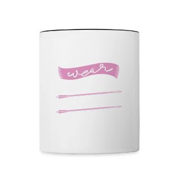 Ich Trage Keine Bögen, Ich Schieße Sie - Tasse zweifarbig - Weiß/Schwarz - Vorne