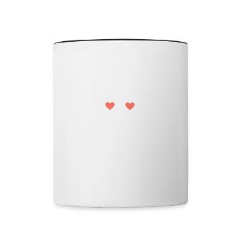 Springseil Ist Mein Therapie-springseil - Tasse zweifarbig - Weiß/Schwarz - Vorne