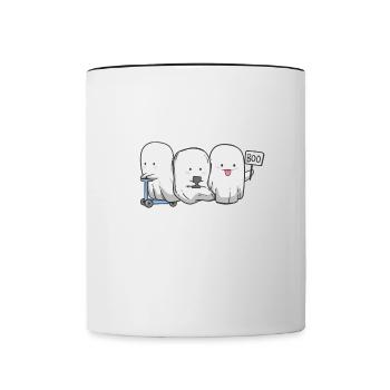 Unterrichten Meiner Boos Grundschullehrer - Tasse zweifarbig - Weiß/Schwarz - Vorne