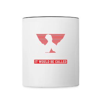 Wenn Armdrücken Einfach Wäre Armdrücken - Tasse zweifarbig - Weiß/Schwarz - Vorne