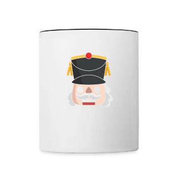 Crushin' It Casse-Noisette Noël Noël Yulitede - Mug contrasté - blanc/noir - Devant