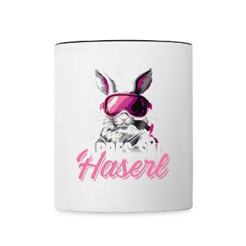 Après Ski Bunny Skier Après Ski Party Women - Contrasting Mug - white/black - Front