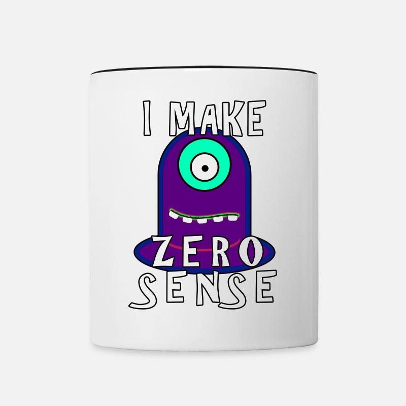 I Make Zero Sense - Contrasting Mug - white/black