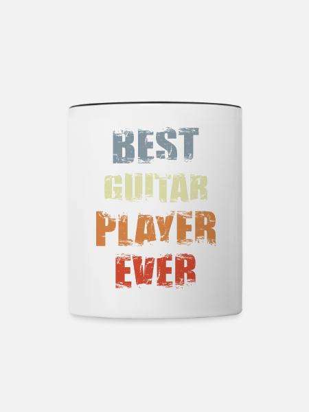 Bast Gitarrist - Tasse zweifarbig - Weiß/Schwarz