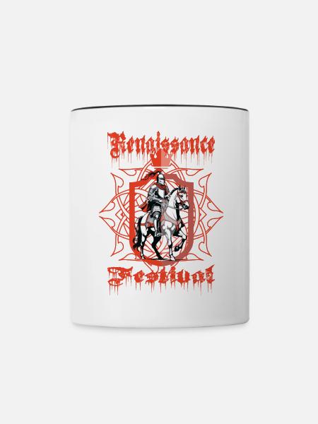 Renaissance Festival - Tasse zweifarbig - Weiß/Schwarz