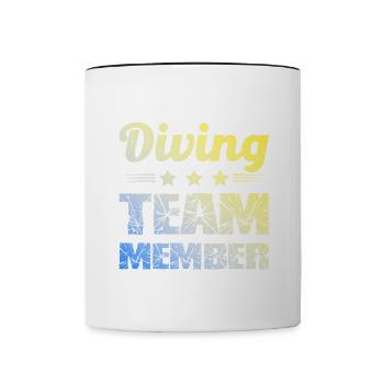 Diving Team - Contrasting Mug - white/black - Front