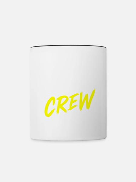 Ibiza Crew - Tasse zweifarbig - Weiß/Schwarz