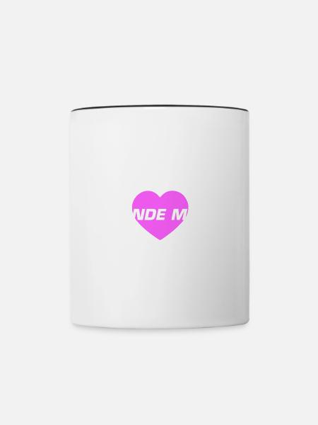 Hunde Mama - Tasse zweifarbig - Weiß/Schwarz