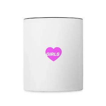 Bachelorette Party - Contrasting Mug - white/black - Front