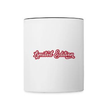 Édition limitée - Mug contrasté - blanc/noir - Devant
