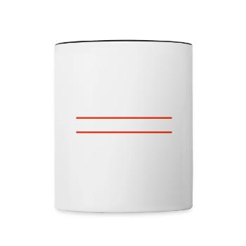 Ibiza 2024 - Tasse zweifarbig - Weiß/Schwarz - Vorne