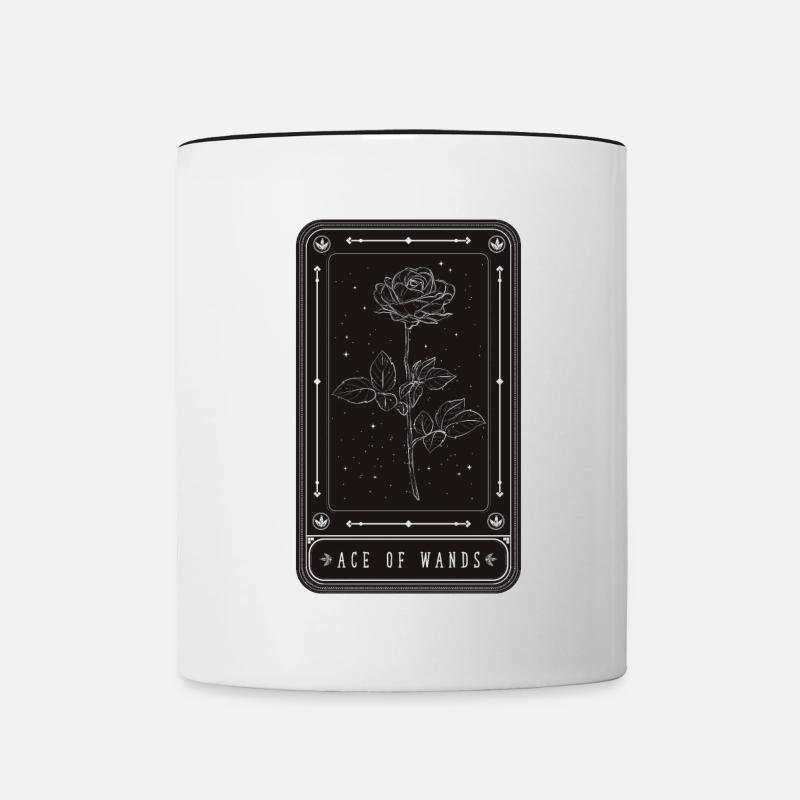 As de baguettes - Mug contrasté - blanc/noir