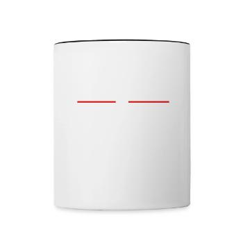 Keine Kohle Kohlekraft Umweltschutz Energie Strom - Tasse zweifarbig - Weiß/Schwarz - Vorne