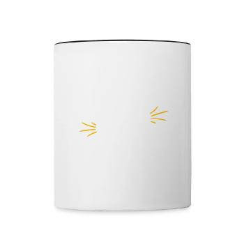 Palatinate Black Forest Swabia Saying Halt dei Gosch - Contrasting Mug - white/black - Front