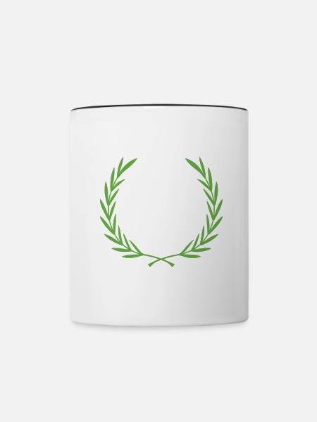 Omnia Mea Mecum Porto Lateinisch Römisch Cicero Philsoph - Tasse zweifarbig - Weiß/Schwarz