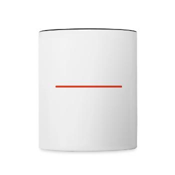 You're so lucky im single right now Funny joke bac - Contrasting Mug - white/black - Front
