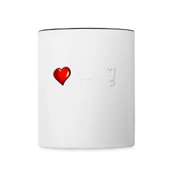 Fotografie - Tasse zweifarbig - Weiß/Schwarz - Vorne