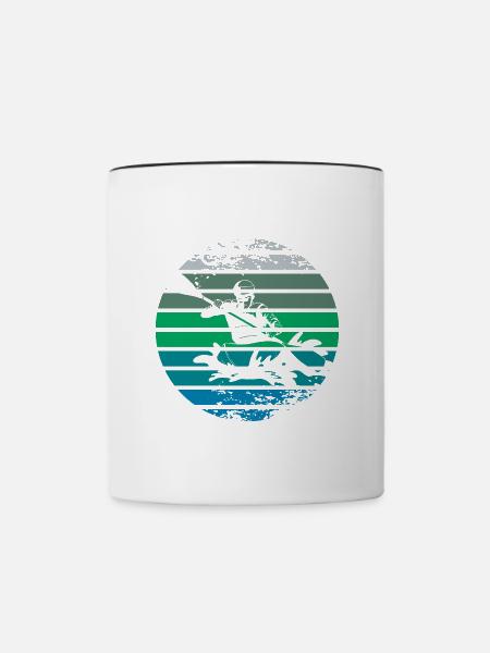 Kayak - Tasse zweifarbig - Weiß/Schwarz