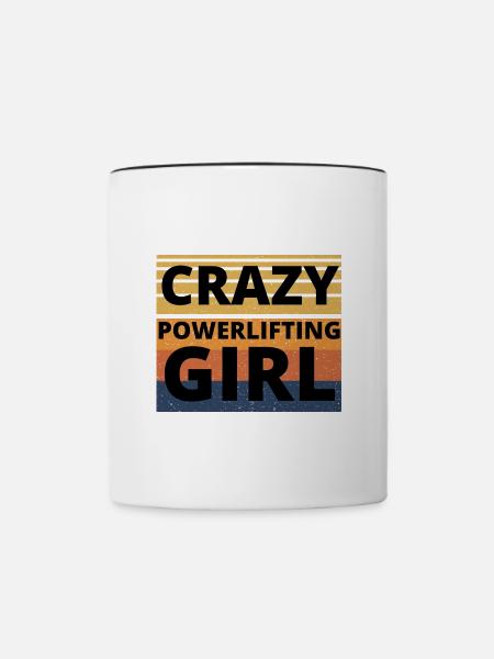 Fitness - Tasse zweifarbig - Weiß/Schwarz