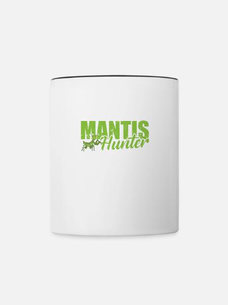 Mantis Hunter - Tasse zweifarbig - Weiß/Schwarz