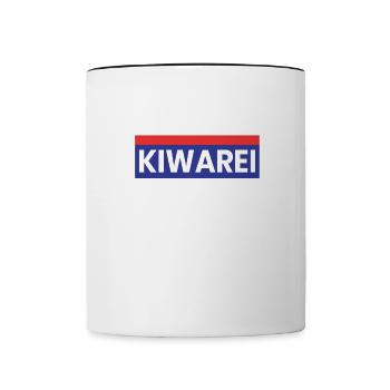Kiwarei AUSTRIA POLICE VIENNA OIDA - Contrasting Mug - white/black - Front