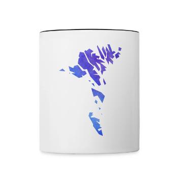 faroe - Tasse zweifarbig - Weiß/Schwarz - Vorne